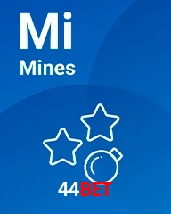 Mines 44bet cassino online jogo de estrelas e bombas