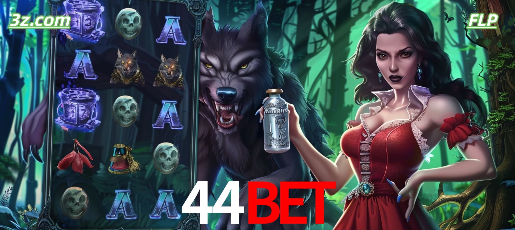 Slots online tema de lobisomem e vampira no 44bet cassino Brasil