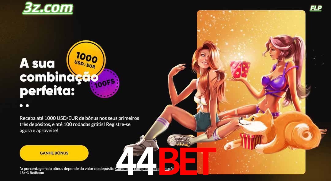 44bet cassino online Brasil com promoção especial de depósito e jackpots