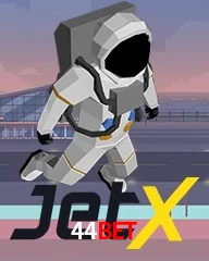 Jogo JetX disponível no cassino online 44bet Brasil