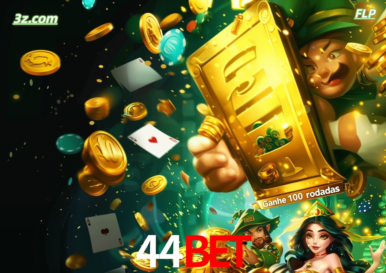 Cassino online 44bet Brasil com caça-níqueis e bônus de 100 rodadas grátis