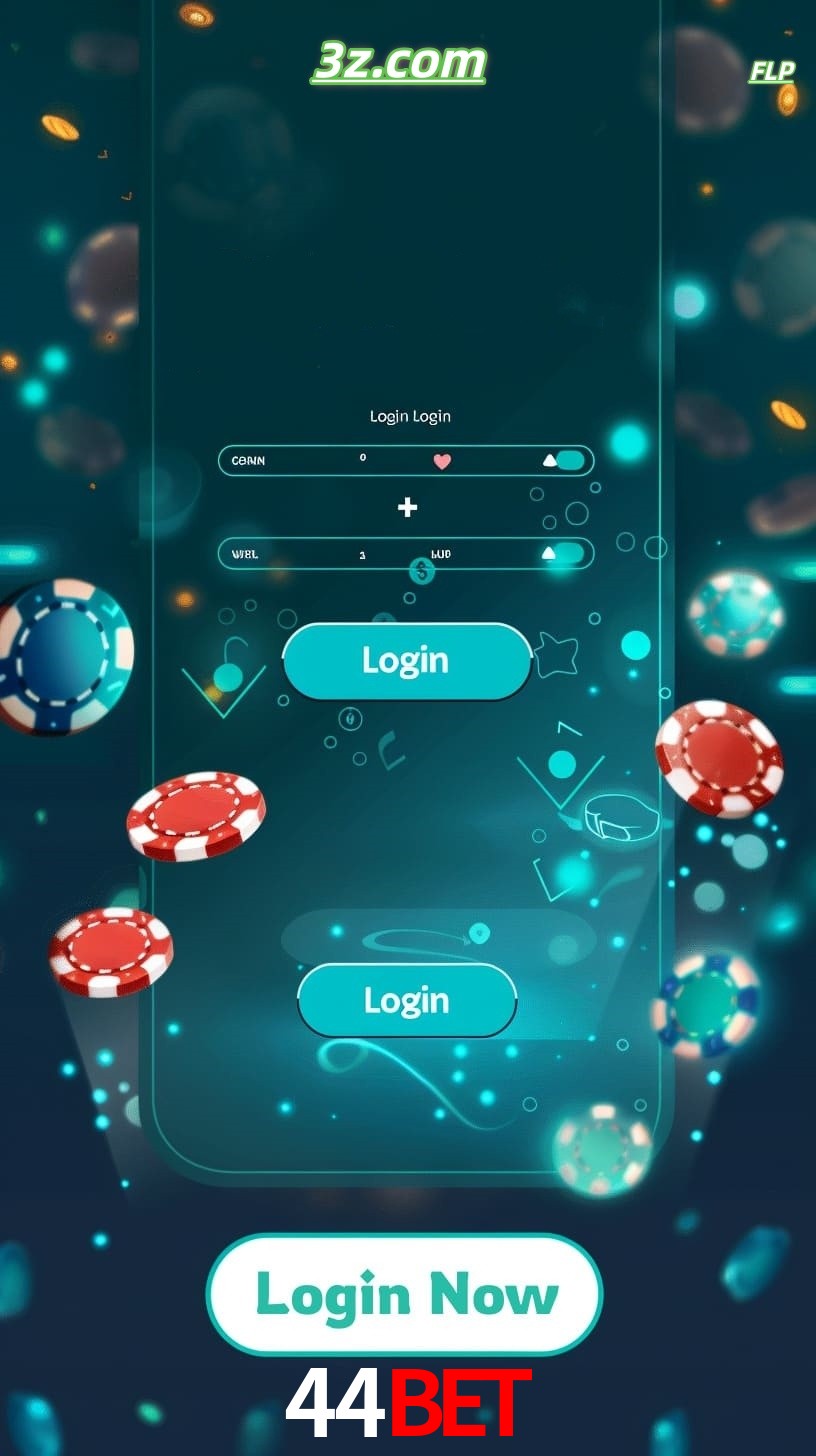 Tela de login do 44bet cassino online Brasil para apostas seguras e rápidas
